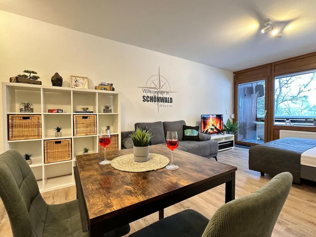 Relaxapartments Black Forest Emotion Mit Sonnenbalkon Mit Blick Auf Den Kurpark, Schnelles Internet, Naehe Triberger Wasserfaelle, Fuer Bis Zu 2 Personen Schönwald Exterior photo