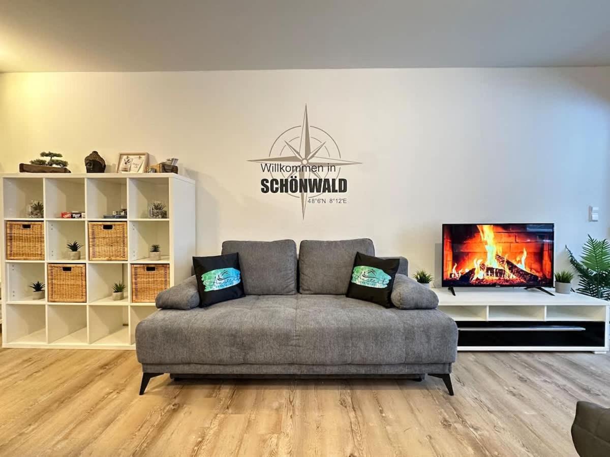 Relaxapartments Black Forest Emotion Mit Sonnenbalkon Mit Blick Auf Den Kurpark, Schnelles Internet, Naehe Triberger Wasserfaelle, Fuer Bis Zu 2 Personen Schönwald Exterior photo